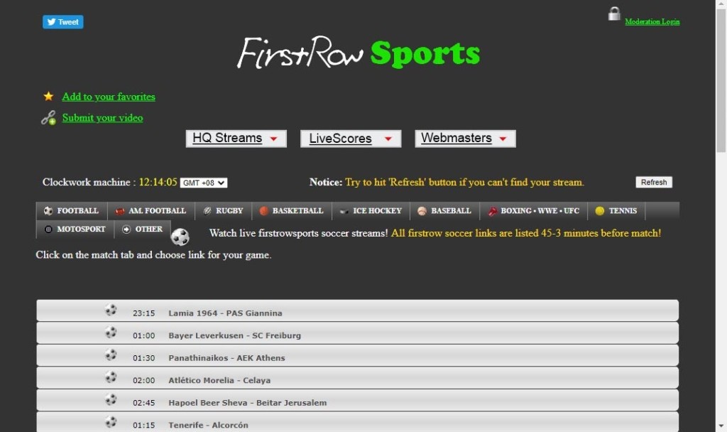 Firsrowsports